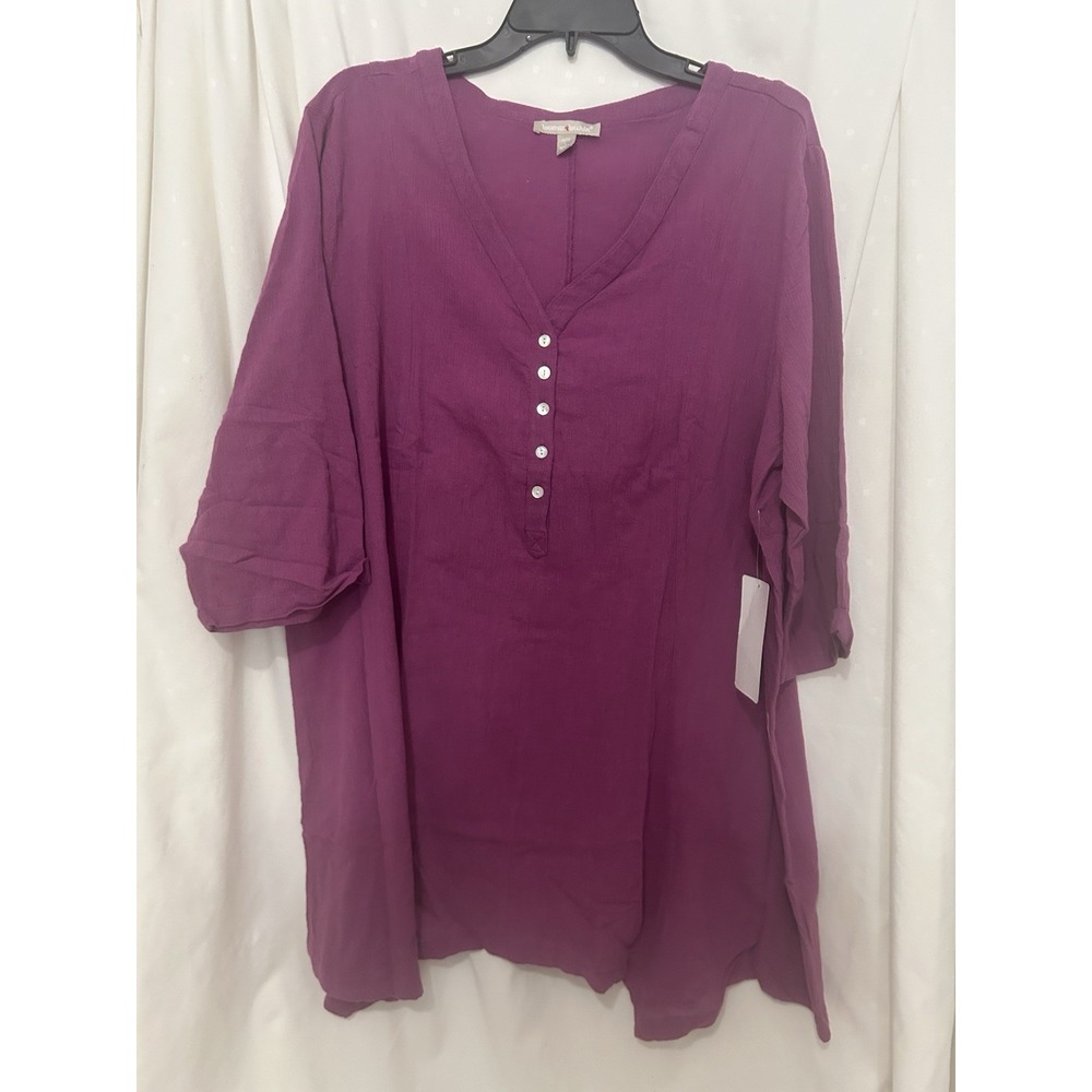 NWT Woman Within Women's Tunic Top Size 18/20 2X